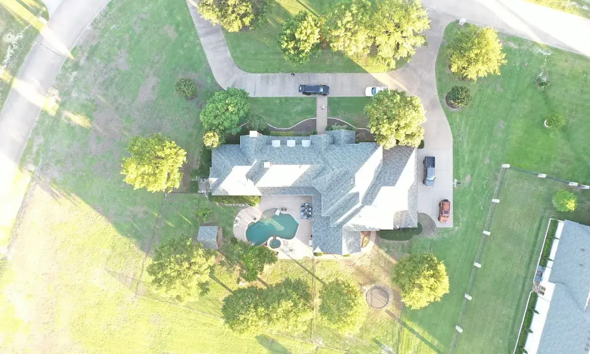 New shingle roof installation on a home in Waco